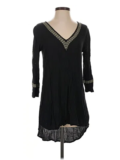 Pre-owned Amuse Society Casual Dress In Black