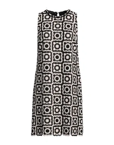Ana Alcazar Woman Mini Dress Black Size 12 Polyester