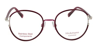 Ana Hickmann Hi1240 07a Women's Glasses Burgundy Size 51 - Free Lenses - Blue Light Block Available In Transparent