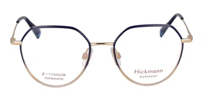 Ana Hickmann Hi1262gt 12a Women's Glasses Gold Size 49 - Free Lenses - Blue Light Block Available In Faded Black Gold