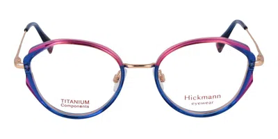 Ana Hickmann Hi1276t P04 Women's Glasses Blue Size 51 - Free Lenses - Blue Light Block Available In Pink