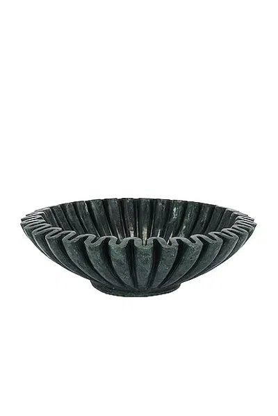 Anastasio Home Ruffle Bowl In Emerald