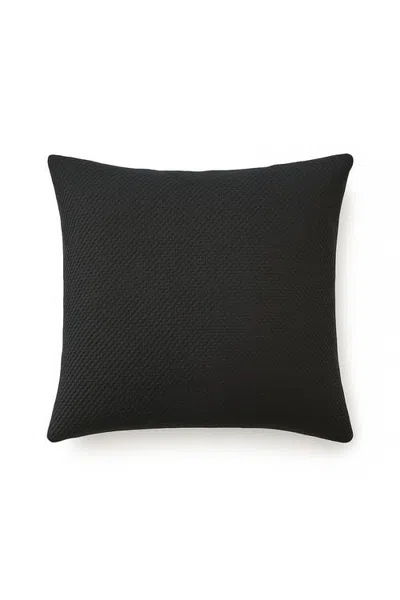 Anaya Drift Weave Pillow In Black