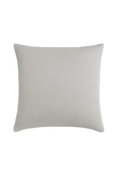 Anaya Drift Weave Pillow In Light Grey