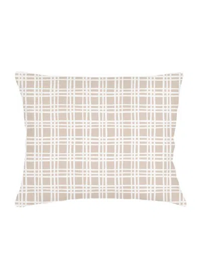 Anaya Estate Plaid Linen Pillow Sham In Neutral