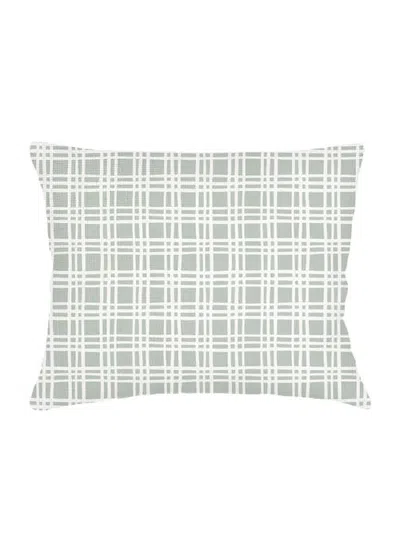 Anaya Estate Plaid Linen Pillow Sham In Green