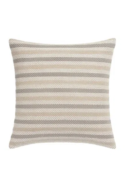 Anaya Marina Stripe Pillow In Classic Grey