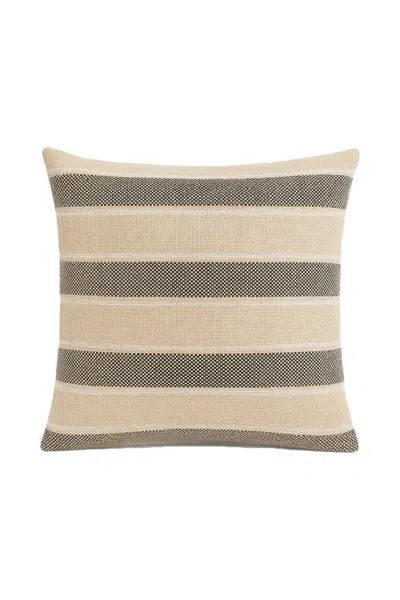Anaya Sail Stripe Pillow In Black