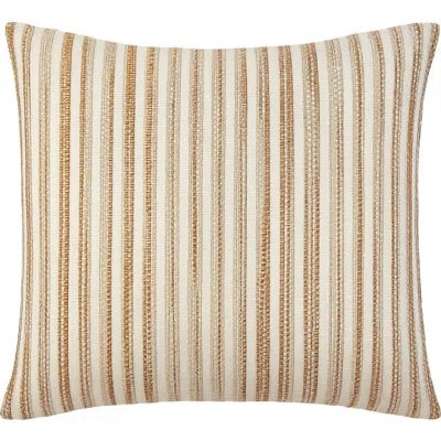 Anaya Sandbar Stripe Pillow In Harvest Orange
