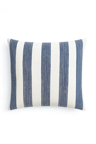 Anaya Sardinia Stripe Pillow In Marine Blue