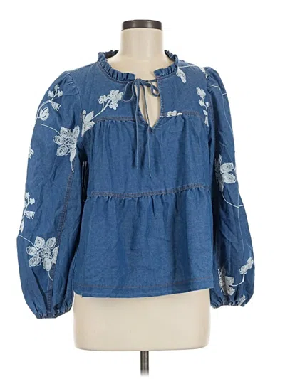 Pre-owned &merci Long Sleeve T-shirt In Blue