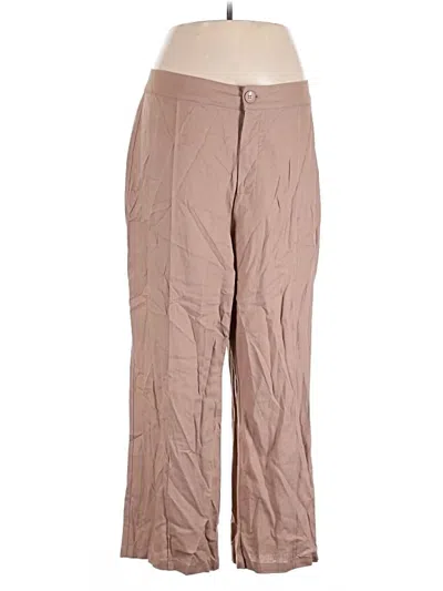 Pre-owned And Now This Linen Pants In Tan