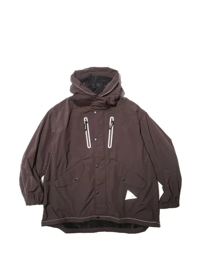 And Wander Fish Tail Octa Jacket In Brown