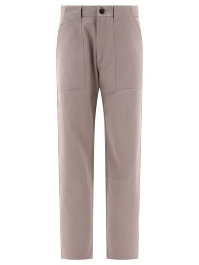 Andblue "hammer" Trousers In Brown