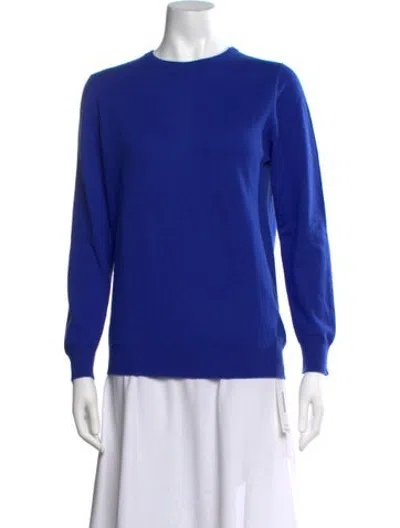 Pre-owned And-daughter Cashmere Crew Neck Sweater In Blue