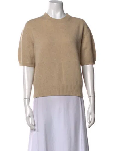 Pre-owned And-daughter Lambswool Crew Neck Sweater In Neutrals