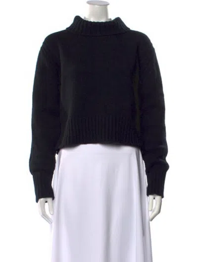 Pre-owned And-daughter Wool Turtleneck Sweater In Blue