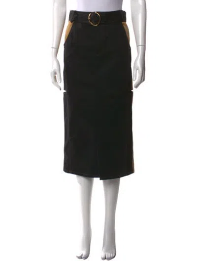 Pre-owned Andersson Bell Midi Length Skirt In Black