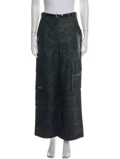 Pre-owned Andersson Bell Wide Leg Pants In Green