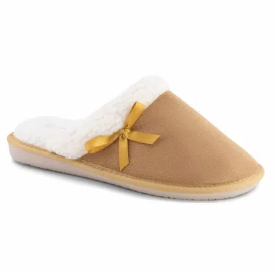 Andrea Women's House Slipper Clog In Beige In Brown
