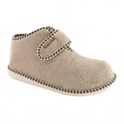 Andrea Women's Side Hook-and-loop Closure Loafer In Beige In Multi