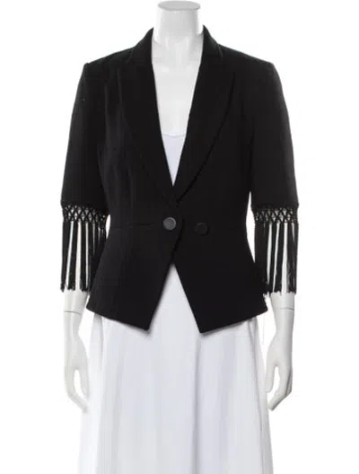 Pre-owned Andrew Gn Blazer In Black