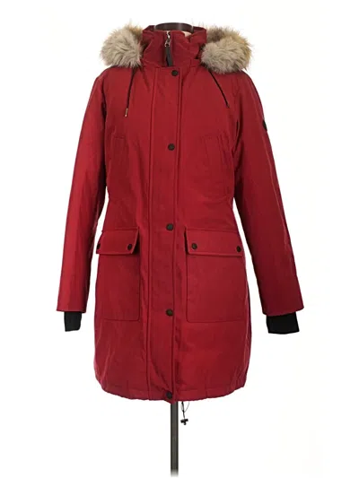Pre-owned Andrew Marc Coat In Red