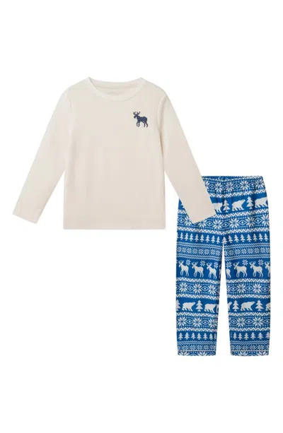 Andy & Evan Kids' 2-piece Pajama Set In White
