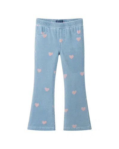 Andy & Evan Knit Denim In Blue