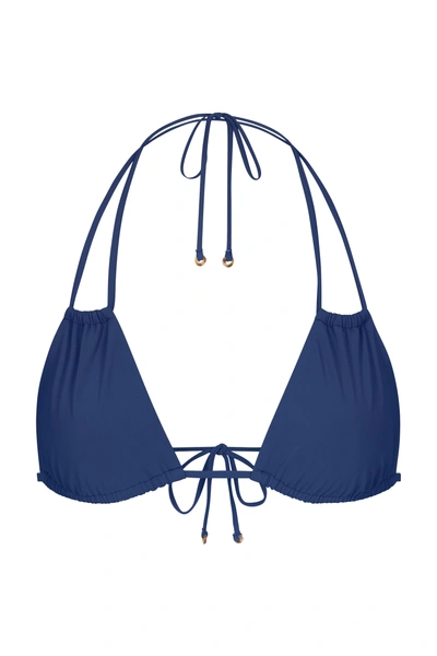 Anemos Jane Bikini Top In Azure