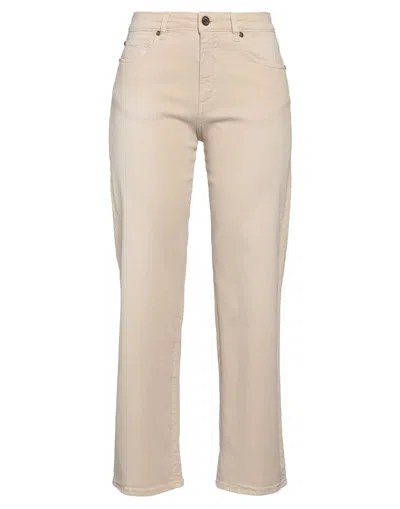 Angelo Marani Jeans In Beige