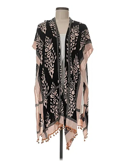 Pre-owned Angie Kimono In Black
