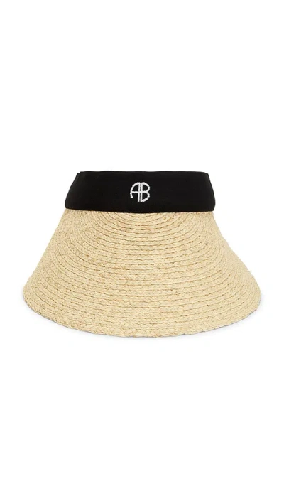 Anine Bing Love Visor In Natural