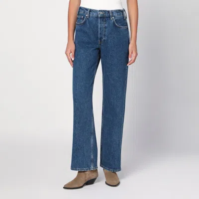 Anine Bing Roy 31 Jeans In Indigo Blue