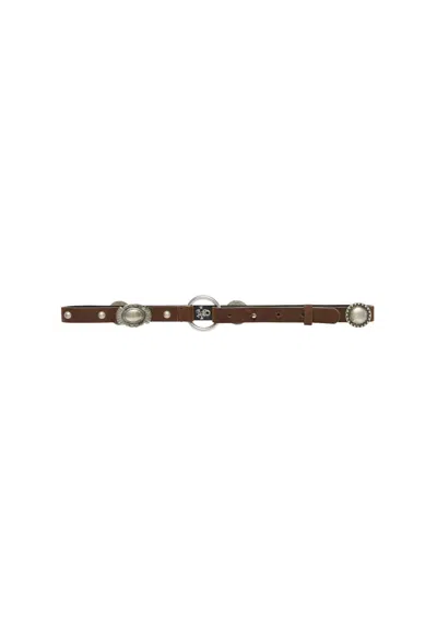 Aniye By Woman  With Metal Applications In Purple