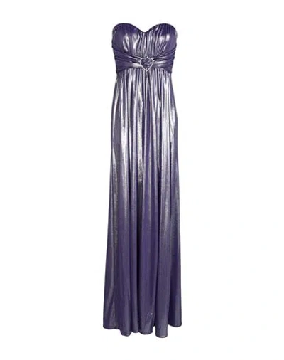 Aniye By Woman Maxi Dress Purple Size 10 Polyester, Elastane
