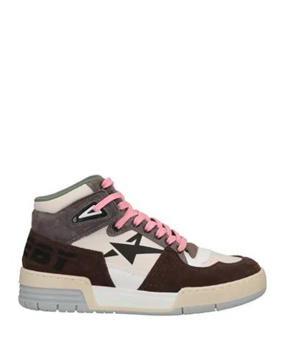 Aniye By Woman Sneakers Cream Size 6 Polyurethane, Polyester In White