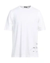 Ann Demeulemeester Man T-shirt White Size M Cotton