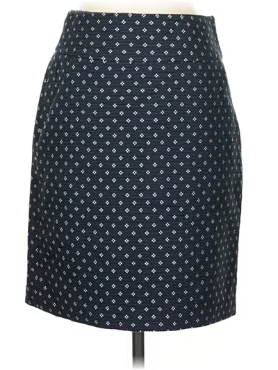 Ann Taylor Casual Skirt In Blue