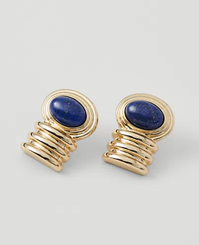 Ann Taylor Lapis Drop Earrings In Night Sky