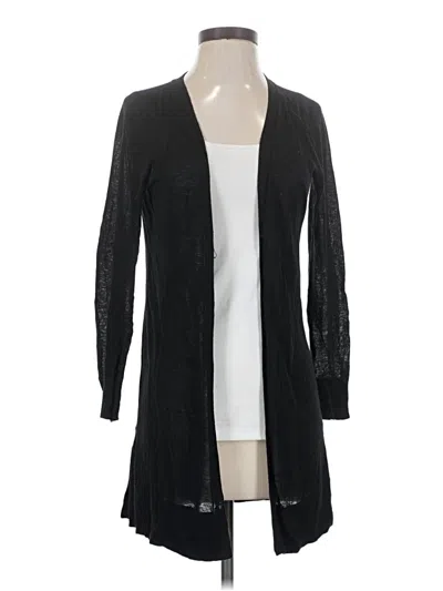 Pre-owned Ann Taylor Loft Cardigan Sweater In Black