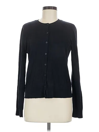 Pre-owned Ann Taylor Loft Cardigan Sweater In Black