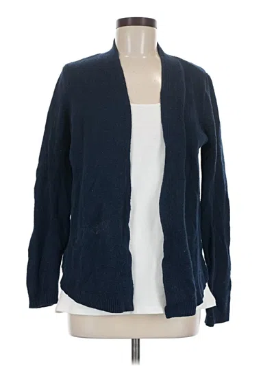Pre-owned Ann Taylor Loft Outlet Cardigan Sweater In Blue