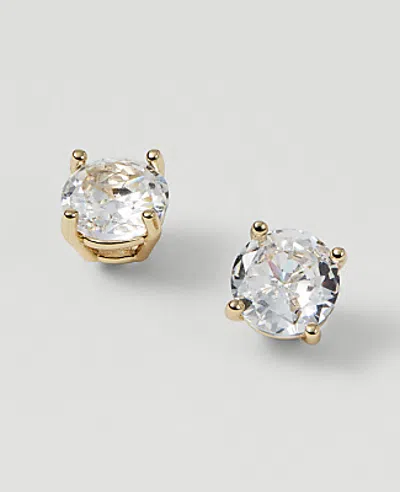 Ann Taylor Modern Stud Earrings In Goldtone