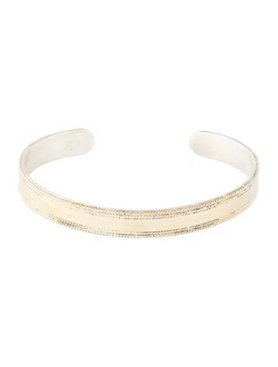 Pre-owned Anna Beck Two-tone Cuff, 7" In Multicolor