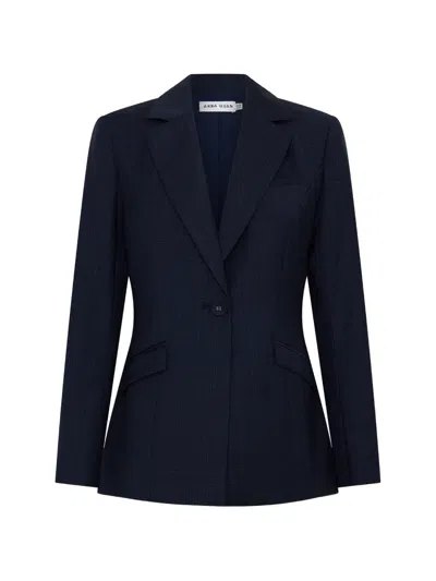 Anna Quan Bardi Single-breasted Blazer In Blue