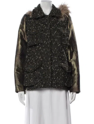 Pre-owned Anna Sui Vintage 2011 Jacket In Green