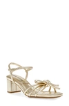 Anne Klein Keilly Sandal In Platinum Smooth