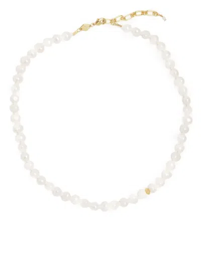Anni Lu Freshwater Pearl Necklace In Brown