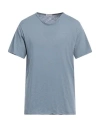 Anonym Apparel Man T-shirt Pastel Blue Size Xxl Pima Cotton In Gray